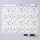 オリーブエレガントブランチ 薄葉紙 (クラフト)