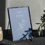 オリーブエレガント。ダスティー地中海のブ結婚ルー テーブルナンバー<br><div class="desc">繊細なボイタリアンタニカル結婚のテーブル番号とオリーブエレガントブランチのロックブルー、ほこりっぽい青の色。の適地中海の用結婚。</div>