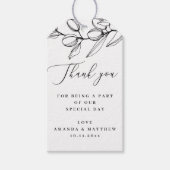 オリーブエレガント。ボイタリアンタ結婚ン感謝していの ギフトタグ (正面)