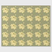 オリーブオアシス開花：ロータスギフト ラッピングペーパー (フラット)
