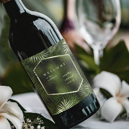 オリーブオアシス ウェディング ウェルカム ID1324 ワインラベル
