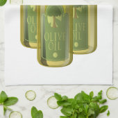 オリーブオイル キッチンタオル (折り畳み)