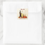 オリーブオイル – 野菜と野菜のオイルボトル スクエアシール (バッグ)