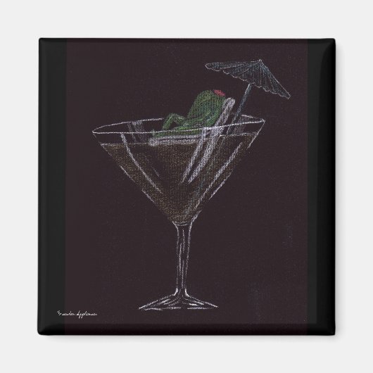 オリーブオンバカンス マグネット (正面)