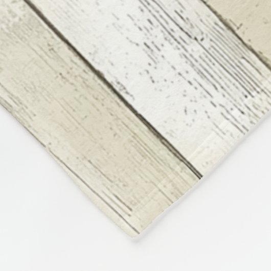 オリーブオーガニックアイボリーウフェイクッドストライプクリスマス フリースブランケット (角)