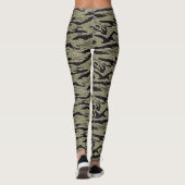 オリーブカモフラージュ女性のレギンス レギンス (裏面)