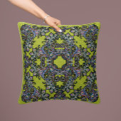 オリーブグリーンのバロック様式の豪華な枕 クッション