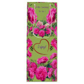 オリーブグリーンの楽しい時間 ワインギフトバッグ (正面)