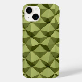 オリーブグリーンのiPhoneケース ミニマリスト モダンなテクスチャー Case-Mate iPhone 14ケース