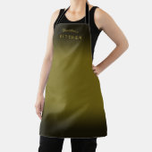 オリーブグリーングラデーション エプロン (インサイチュ)