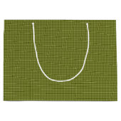 オリーブグリーンジンガム – 抱き枕L ラージペーパーバッグ (正面)