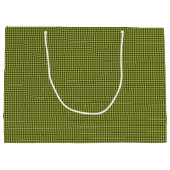 オリーブグリーンジンガム – 抱き枕L ラージペーパーバッグ (裏面)