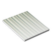 オリーブグリーンストライプ ノートパッド (アングル)