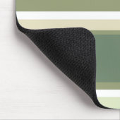 オリーブグリーンストライプ マウスパッド (コーナー)