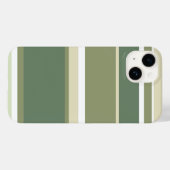オリーブグリーンストライプ Case-Mate iPhoneケース (裏面 (横))