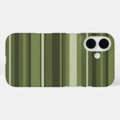 オリーブグリーンストライプ Case-Mate iPhoneケース (裏面 (横))