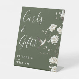 オリーブグリーンチノワジエ カード＆ギフト ウェディング 台座サイン