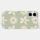オリーブグリーンデイジーコテージコアフローラ Case-Mate iPhoneケース (裏面 (横))