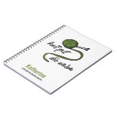 オリーブグリーンニット高速、暖かく死ぬ ノートブック (左側)