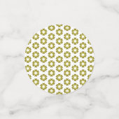 オリーブグリーンパターン コンフェッティ (スモール正面)