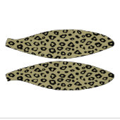 オリーブグリーンブラックヒョウ印刷 ミニバスケットボール (パネル)