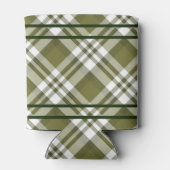 オリーブグリーンプレイドクーラーボックス 缶クーラー (裏面)