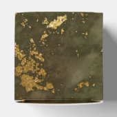 オリーブグリーンマーブル金ゴールドモノグラム フェイバーボックス (上部)