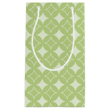 オリーブグリーン七宝パターン