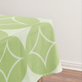 オリーブグリーン七宝パターン テーブルクロス (インサイチュ)