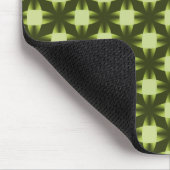 オリーブグリーン大胆なディスクマウスパッド マウスパッド (コーナー)