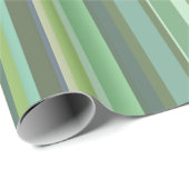 オリーブグリーン横ストライプ線 ラッピングペーパー (ロールコーナー)