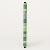 オリーブグリーン横ストライプ線 Case-Mate iPhoneケース (裏面/右)