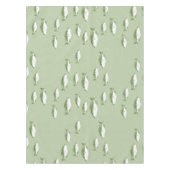 オリーブグリーン魚 テーブルクロス (正面)