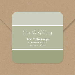 オリーブグリ絵を描ンスウォッチ新しい住所 スクエアシール