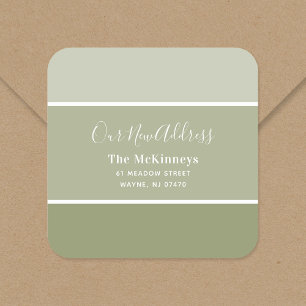 オリーブグリ絵を描ンスウォッチ新しい住所 スクエアシール