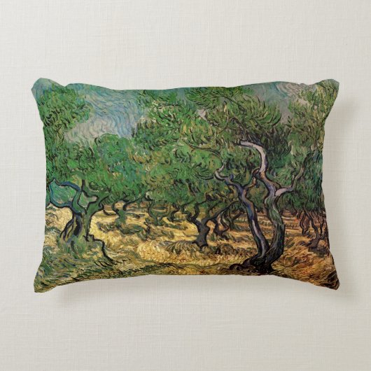 オリーブグローブバイビンセントファンゴッホ アクセントクッション (正面)