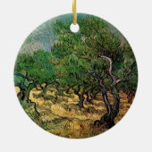 オリーブグローブバイビンセントファンゴッホ セラミックオーナメント (裏面)