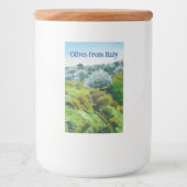 オリーブグローブ フードラベル (正面)