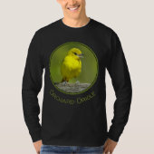 オリーブコウライウグイス - オリジナル写真 Tシャツ (正面)