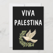 オリーブシンフォニー・オブ・ピースزيتون فلسطين 招待状 (裏面)