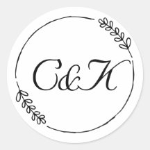 オリーブシンプルブランチイニシャル