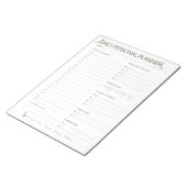 オリーブシンプルプランナー ノートパッド (アングル)