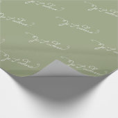 オリーブジェタドールは私があなたのフレーズを崇拝することを意味フランスのする ラッピングペーパー (角)