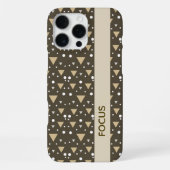 オリーブジオメトリックリュクス iPhoneケース (裏面)