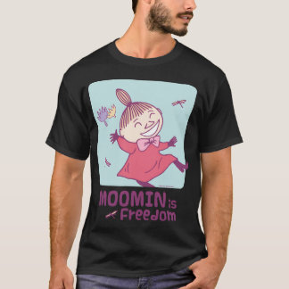 オリーブスキーのムーミンパパ雪にハマり冬のゲーム Tシャツ