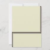 オリーブスタイリッシュマーティーニアティニビット古い誕生日 招待状 (裏面)