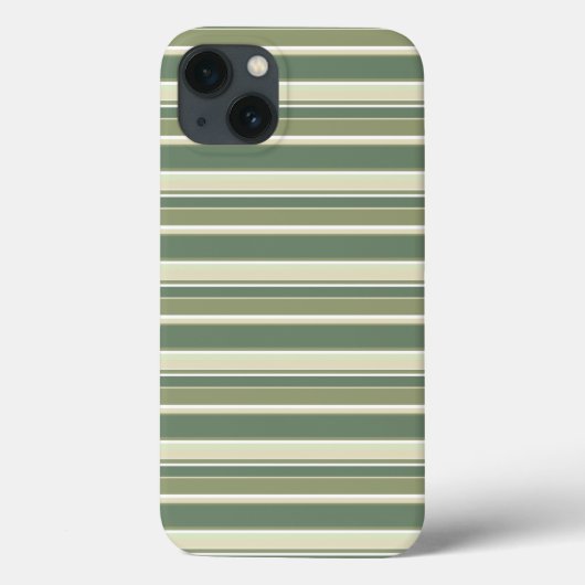 オリーブストライプグリーンのケース – メイトiPhoneケース Case-Mate iPhoneケース (裏面)