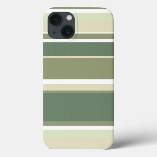オリーブストライプグリーンのケース – メイトiPhoneケース Case-Mate iPhoneケース (裏面)