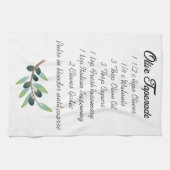 オリーブタペナード キッチンタオル (横)