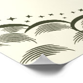 オリーブタロットカード結婚のウェルカムサイン ポスター (角)